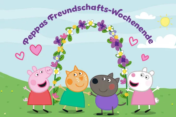 Peppas Freundschafts-Wochenende im PEPPA PIG Park
