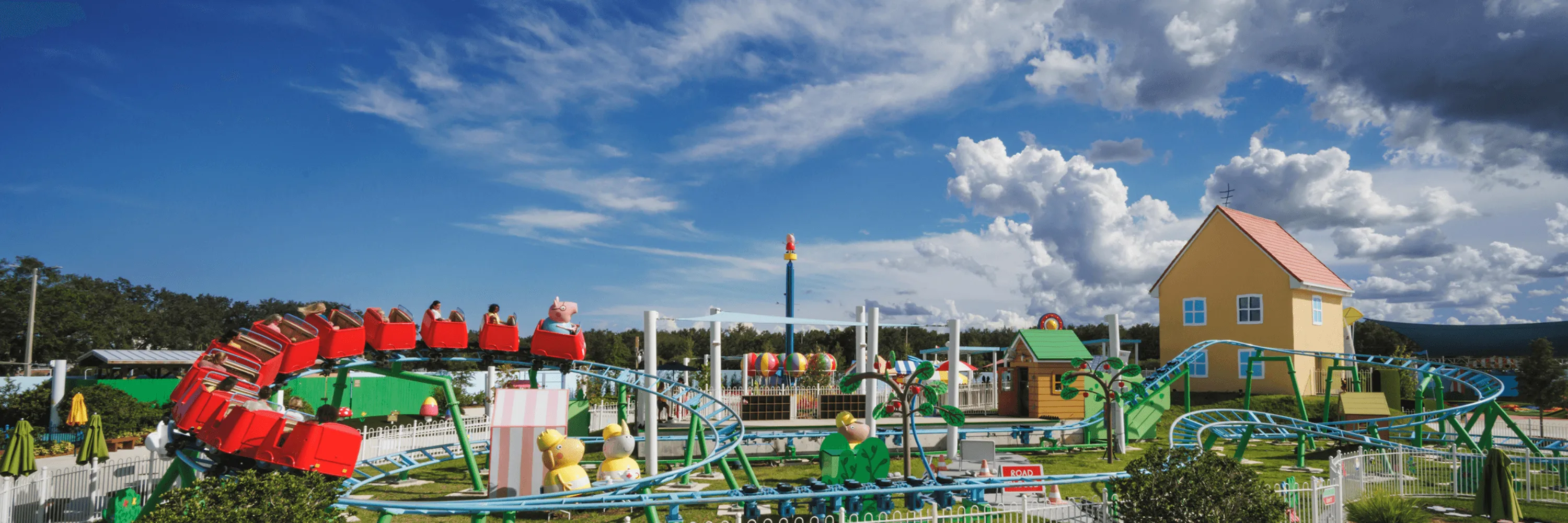 PEPPA PIG Park Gewinnspiel Teilnahme Achterbahn
