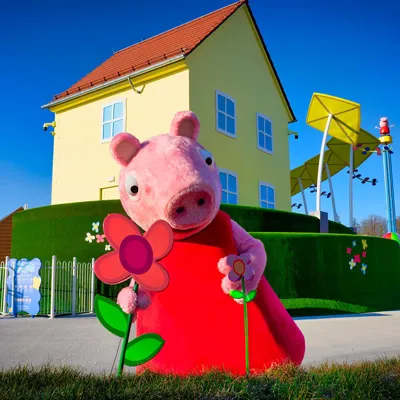 Peppa Wutz Haus im PEPPA PIG Park in Günzburg