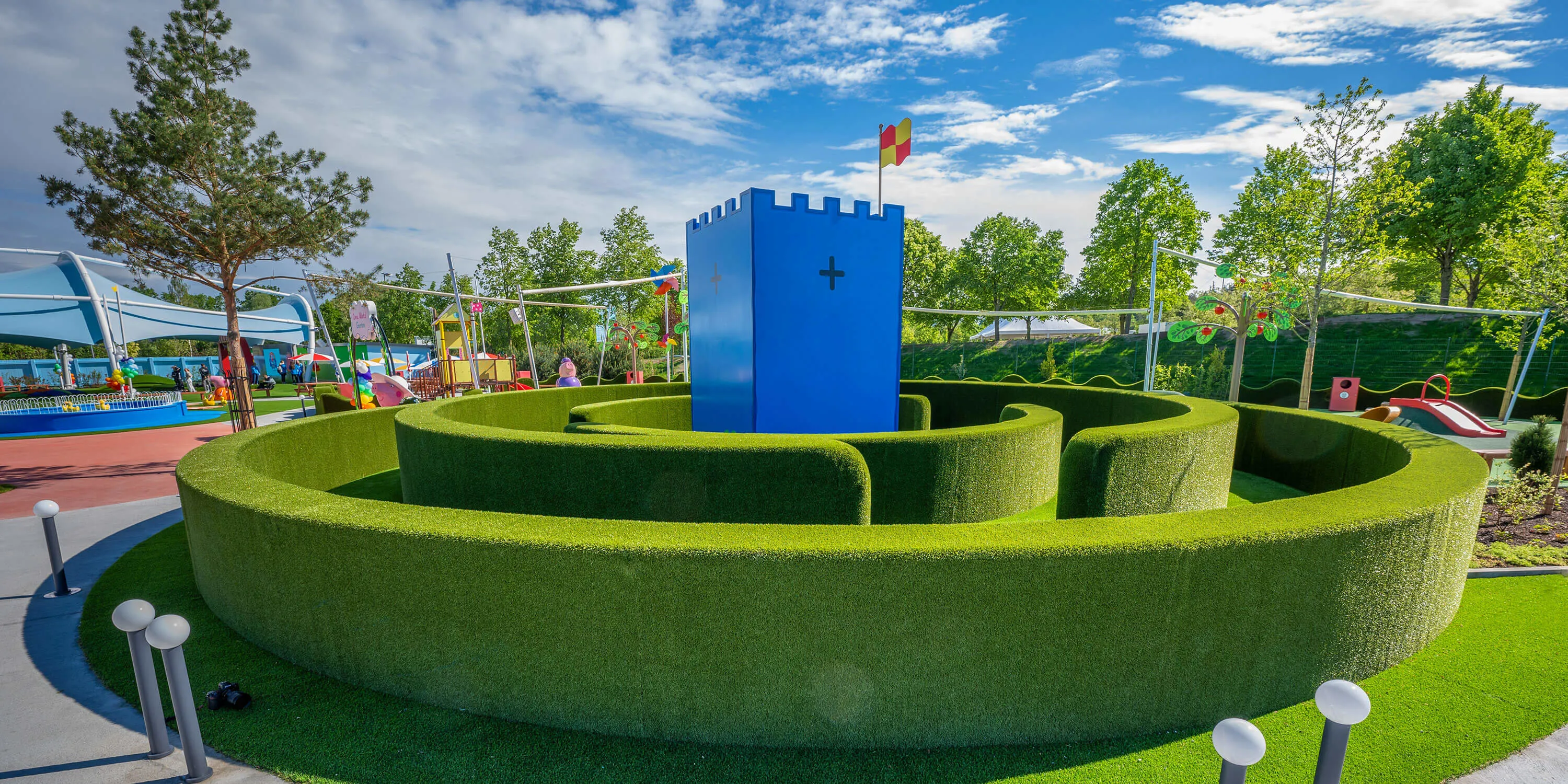 Peppa Pig Park Schorschs Burg Labyrinth