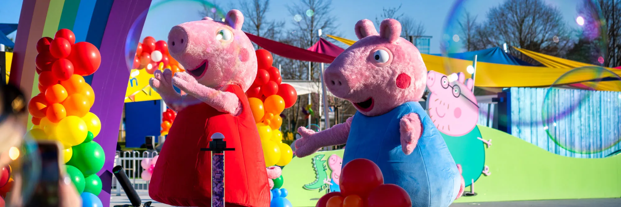 Jubiläumsfeier im PEPPA PIG Park in Günzburg mit Peppa und Schorsch