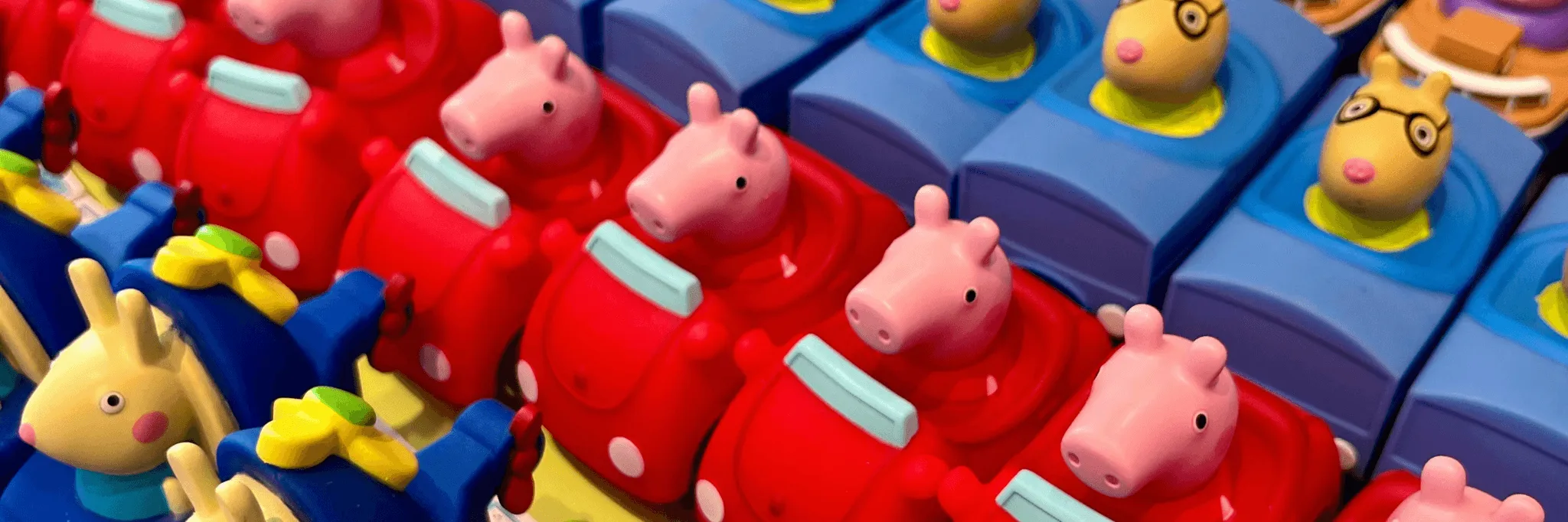 Peppa Pig toys for shopping at Peppa Pig Park