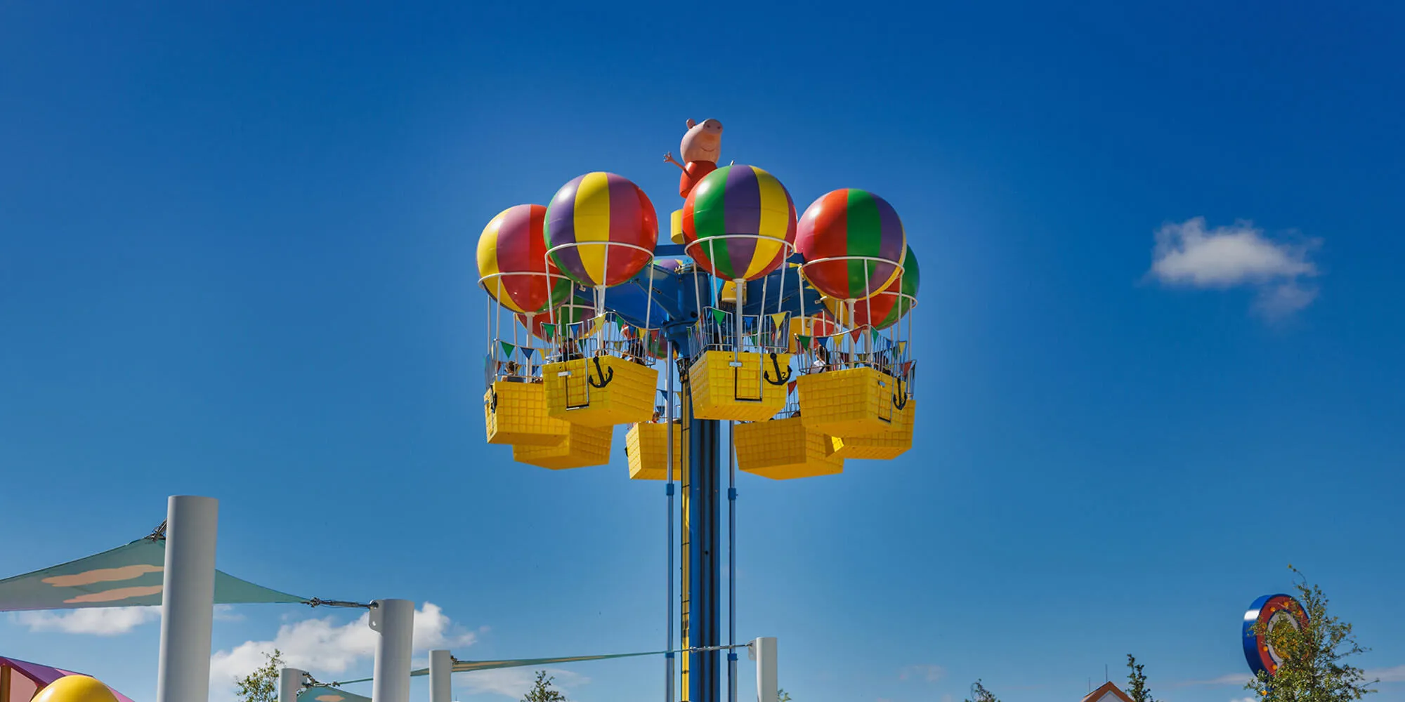 Peppa Pig's Balloon Ride at Peppa Pig Park in Günzburg