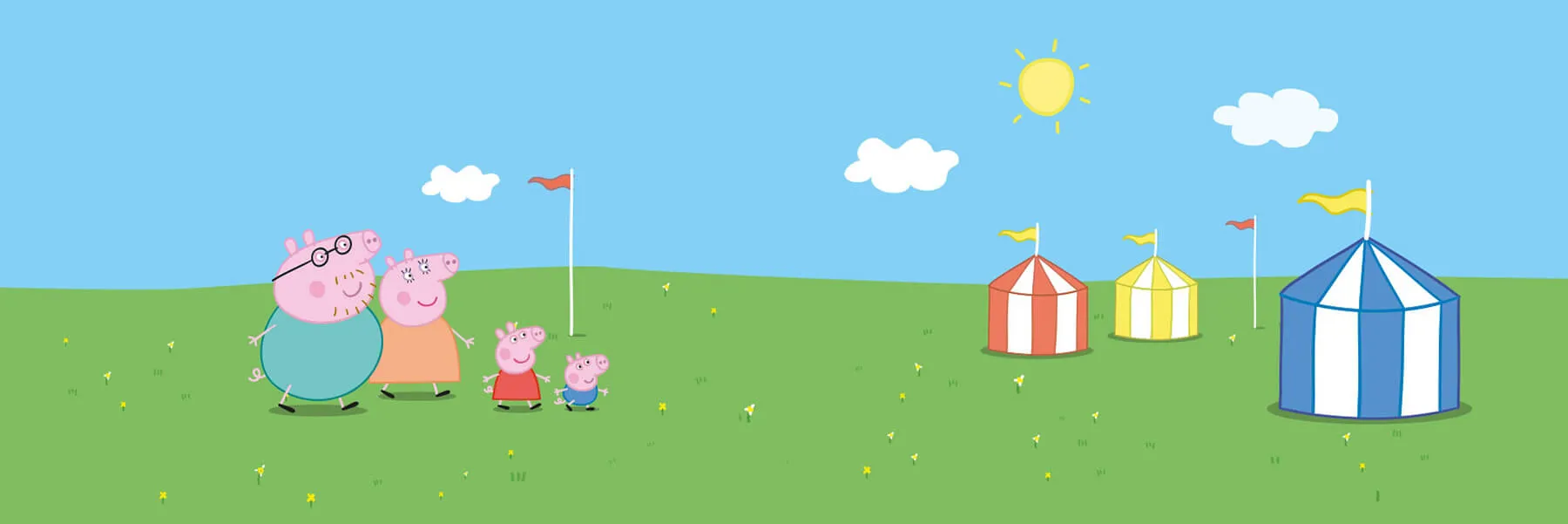 Peppa Wutz and her family discover the Peppa Pig Park in Germany