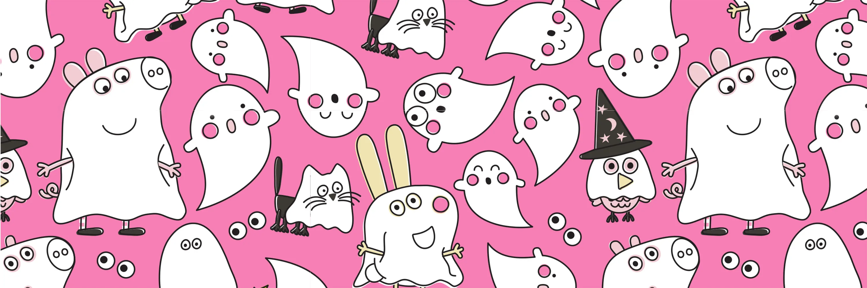 Peppas Halloween Party Pattern