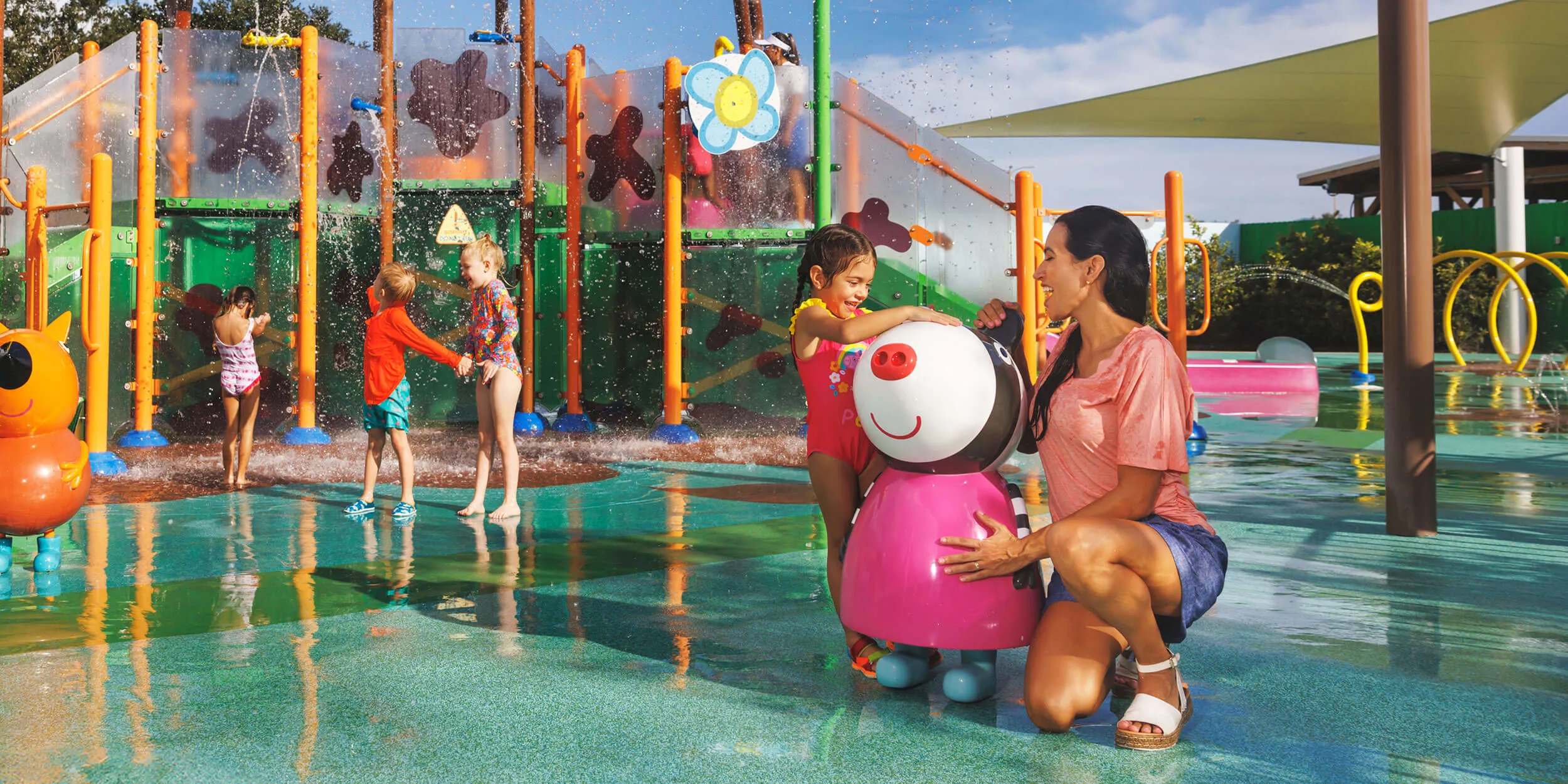 PEPPA PIG Park Matschepfützen Wasserspielplatz