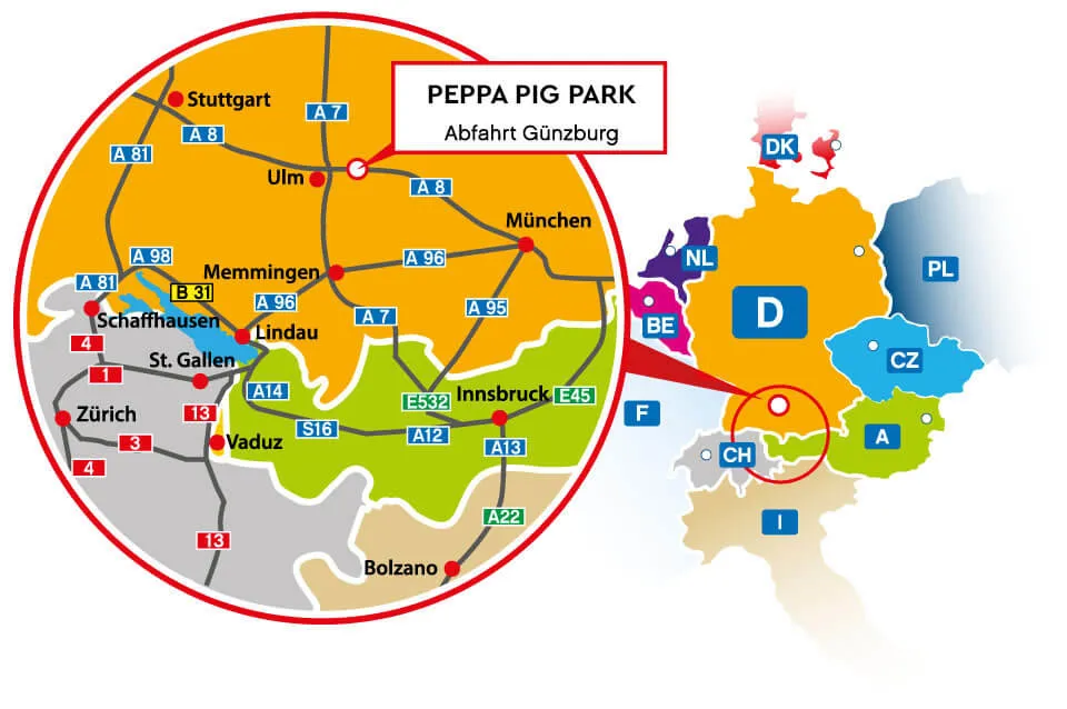 Peppa Pig Park Günzburg Anfahrt