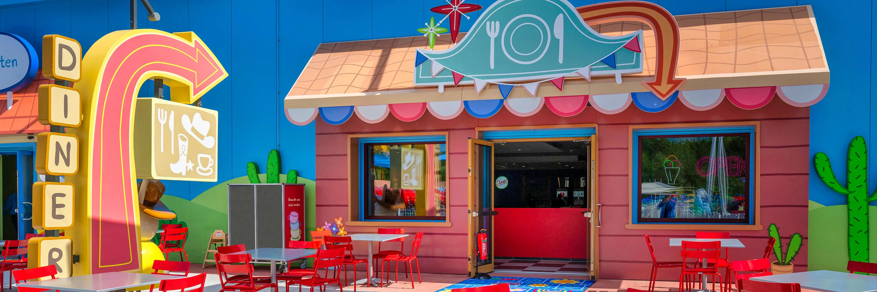 Diner Restaurant im PEPPA PIG Park